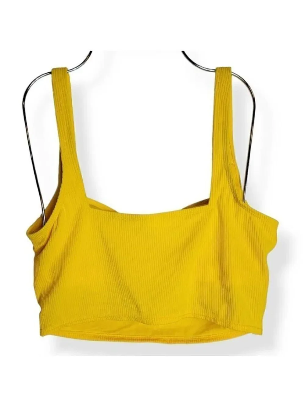 Xhilaration Yellow Bikini Top Large 8-10